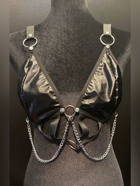 Fetish "O" Hoop Hardware Bralette